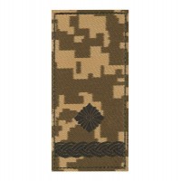 Погон ЗСУ на липучці Майор (жаккард) MM14