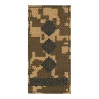 Погон ЗСУ на липучці Полковник (жаккард) MM14