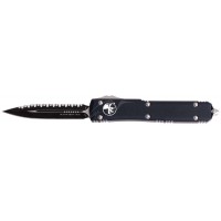 Нож Microtech Ultratech Double Edge Black Blade серрейторНож Microtech Ultratech Double Edge Black Blade серрейтор