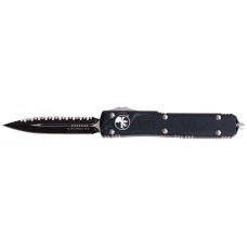 Нож Microtech Ultratech Double Edge Black Blade серрейторНож Microtech Ultratech Double Edge Black Blade серрейтор