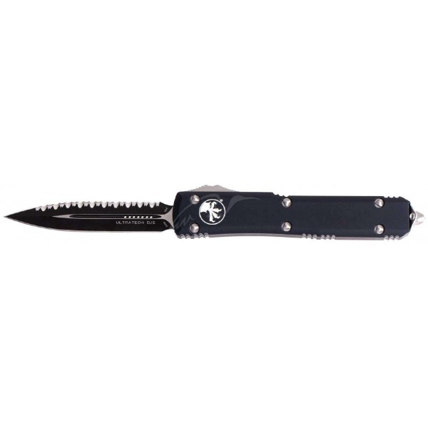 Ніж Microtech Ultratech Double Edge Black Blade серрейторНож Microtech Ultratech Double Edge Black Blade серрейтор - 3548372