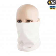M-Tac шарф-труба Elite короткий з затяжкою фліс (260г/м2) White