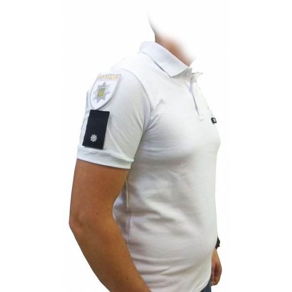 Футболка поло для полиции Coolmax белая - 3399350 Футболка поло для полиции Coolmax белая - 3399350
