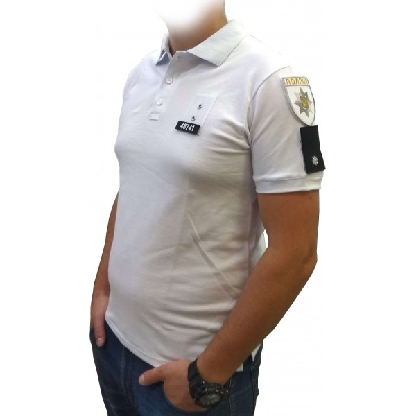 Футболка поло для полиции Coolmax белая - 3399350 Футболка поло для полиции Coolmax белая - 3399350