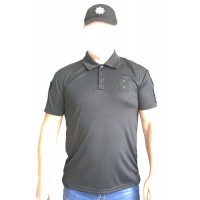 Футболка поло поліцейська CoolPass Чорна