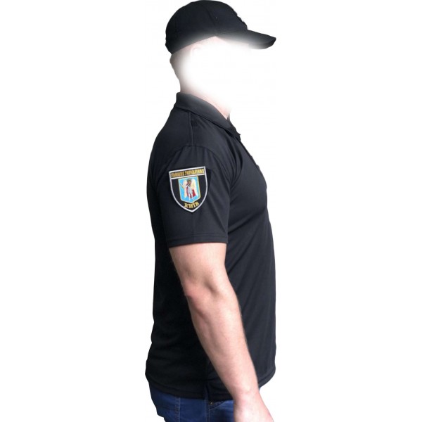 Футболка Поло чорна для поліції ХБ - 2592946 Футболка Поло чорна для поліції ХБ - 2592946