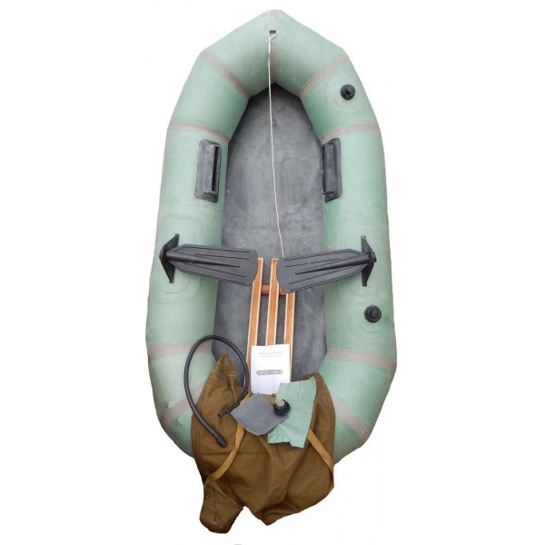 Надувная резиновая лодка Лисичанка "Стриж" с уключинами - 3555065