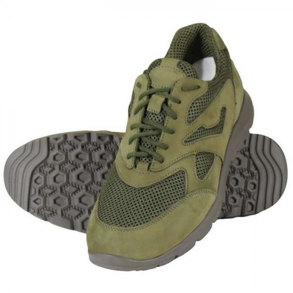Кроссовки Pantera Нубук со вставками 3Д-сетка летние Хаки - 3555574