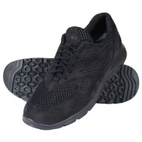 Кроссовки Pantera Нубук со вставками 3Д-сетка летние Черные