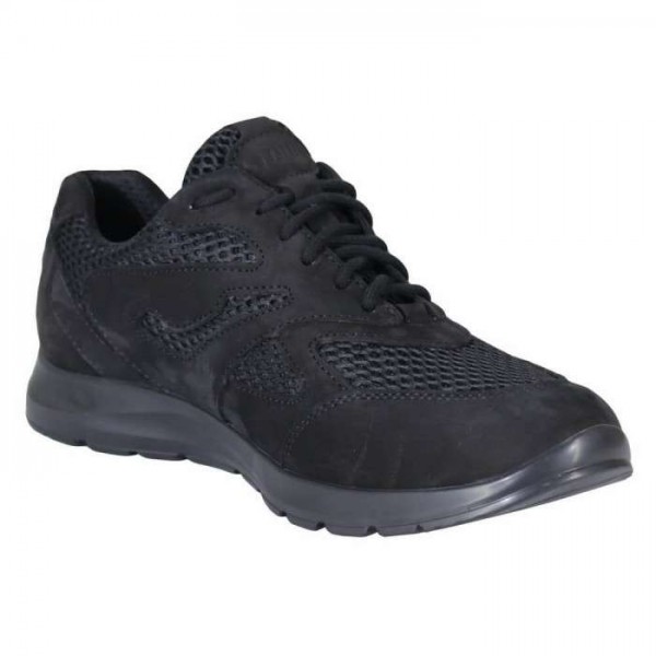 Кроссовки Pantera Нубук со вставками 3Д-сетка летние Черные - 3555575