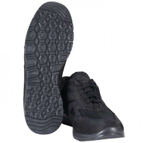 Кроссовки Pantera Нубук со вставками 3Д-сетка летние Черные - 3555575