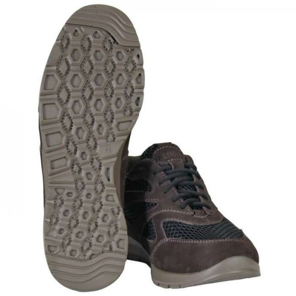 Кроссовки Pantera Нубук со вставками 3Д-сетка летние Коричневый - 3555577