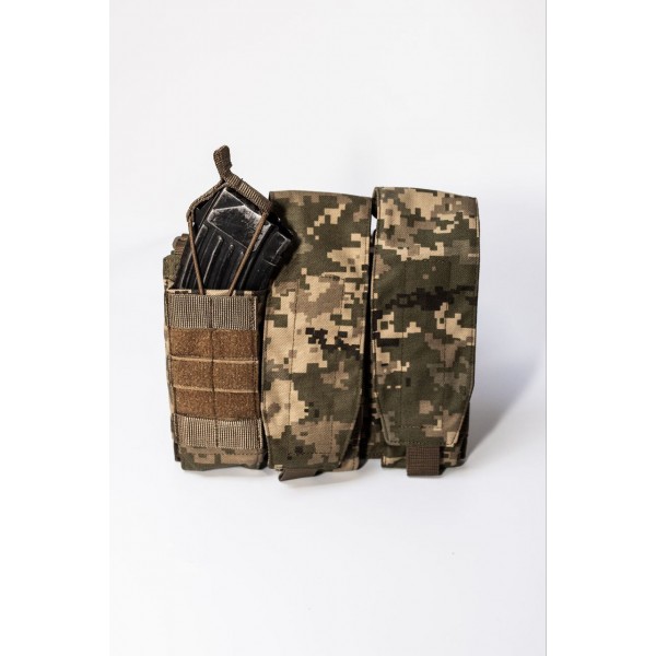 Підсумок універсальний на 3 ріжка Velcro PECordura 1000D Karabat ММ-14 - 3577474 Підсумок універсальний на 3 ріжка Velcro PECordura 1000D Karabat ММ-14 - 3577474