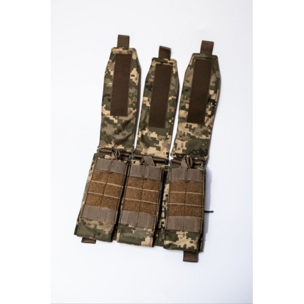 Подсумок универсальный на 3 рожка Velcro Cordura 1000D Karabat ММ-14 - 3574926 Подсумок универсальный на 3 рожка Velcro Cordura 1000D Karabat ММ-14 - 3574926