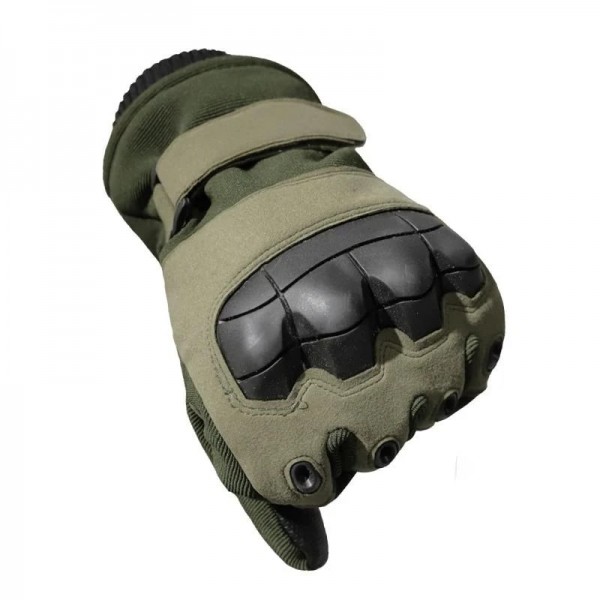 Рукавички зимові сенсорні каучук із захисними накладками (із хутром) Олива, розмір 2XL (універсальний) - 3578205 Рукавички зимові сенсорні каучук із захисними накладками (із хутром) Олива, розмір 2XL (універсальний) - 3578205