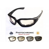Очки защитные фотохромные Global Vision KickBack Photochromic (clear) Anti-Fog, прозрачные фотохромные