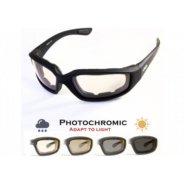 Очки защитные фотохромные Global Vision KickBack Photochromic (clear) Anti-Fog, прозрачные фотохромные - 3578222