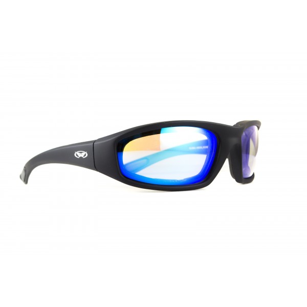 Очки защитные фотохромные Global Vision KickBack Photochromic (G-Tech™ blue) Anti-Fog, фотохромные синие зеркальные - 3578223 Очки защитные фотохромные Global Vision KickBack Photochromic (G-Tech™ blue) Anti-Fog, фотохромные синие зеркальные - 3578223
