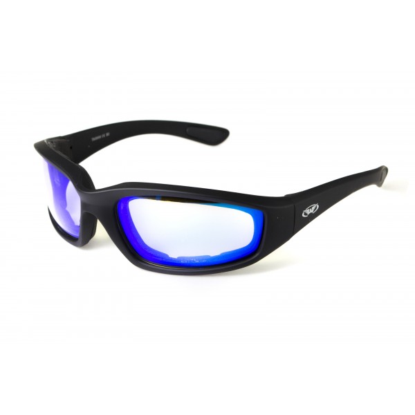 Очки защитные фотохромные Global Vision KickBack Photochromic (G-Tech™ blue) Anti-Fog, фотохромные синие зеркальные - 3578223 Очки защитные фотохромные Global Vision KickBack Photochromic (G-Tech™ blue) Anti-Fog, фотохромные синие зеркальные - 3578223