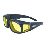 Очки защитные с уплотнителем Global Vision Outfitter (yellow) Anti-Fog, желтые