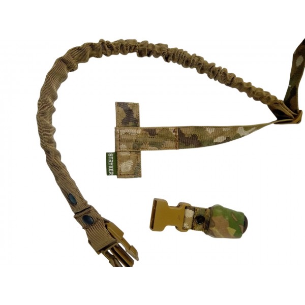 Одноточечный ремень с креплением к плитоноске uaBRONIK Мультикам - 3575324