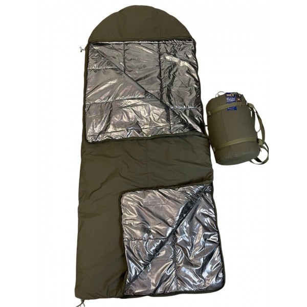 Спальный мешок зимний Tinsul-M с подкладкой Omni-Heat-25 (220×90 см) uaBronik Olive - 3575350 Спальный мешок зимний Tinsul-M с подкладкой Omni-Heat-25 (220×90 см) uaBronik Olive - 3575350