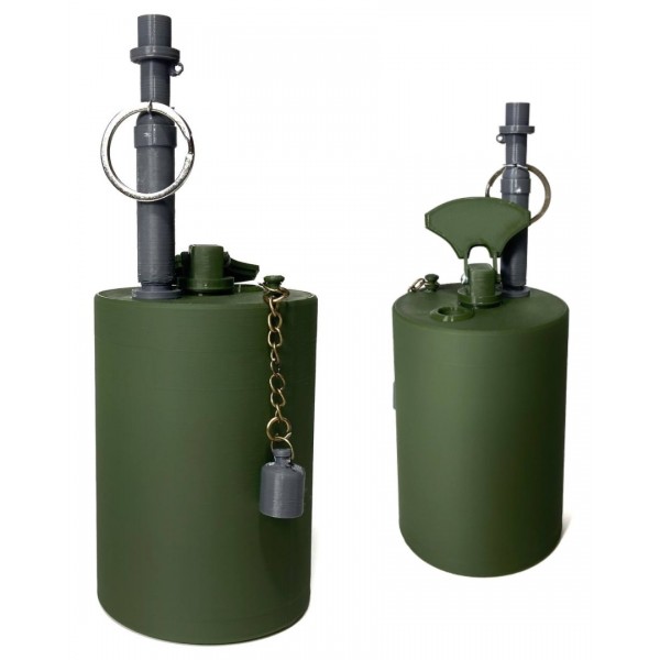 Макет противопехотной выпрыгивающей осколочной мины кругового поражения ОЗМ-72 - 3576637