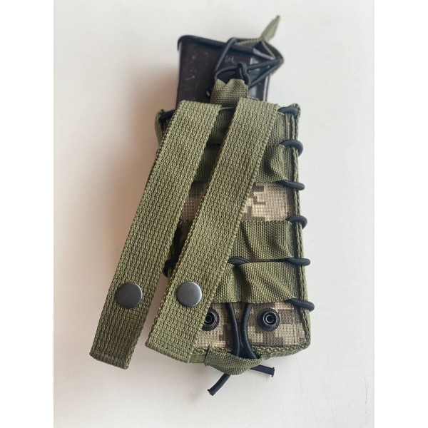 Одинарный штурмовой подсумок для магазинов АК на кнопках МК ММ-14 - 3578084 Одинарный штурмовой подсумок для магазинов АК на кнопках МК ММ-14 - 3578084