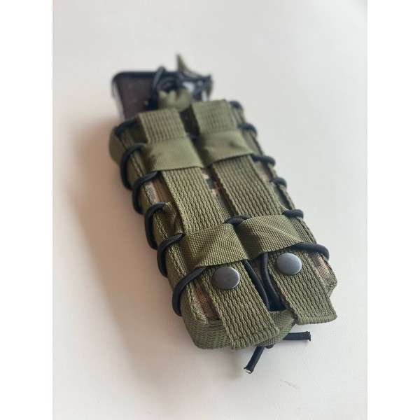 Одинарный штурмовой подсумок для магазинов АК на кнопках МК ММ-14 - 3578084 Одинарный штурмовой подсумок для магазинов АК на кнопках МК ММ-14 - 3578084