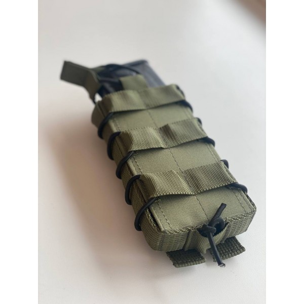 Одинарный штурмовой подсумок для магазинов АК на кнопках МК Олива - 3578086 Одинарный штурмовой подсумок для магазинов АК на кнопках МК Олива - 3578086