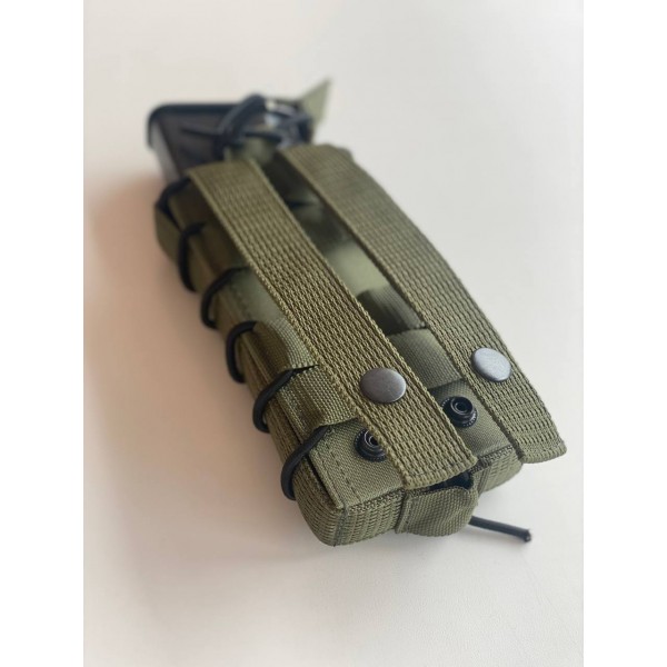Одинарный штурмовой подсумок для магазинов АК на кнопках МК Олива - 3578086 Одинарный штурмовой подсумок для магазинов АК на кнопках МК Олива - 3578086