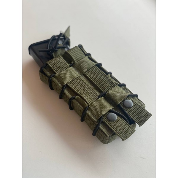 Одинарный штурмовой подсумок для магазинов АК на кнопках МК Олива - 3578086 Одинарный штурмовой подсумок для магазинов АК на кнопках МК Олива - 3578086
