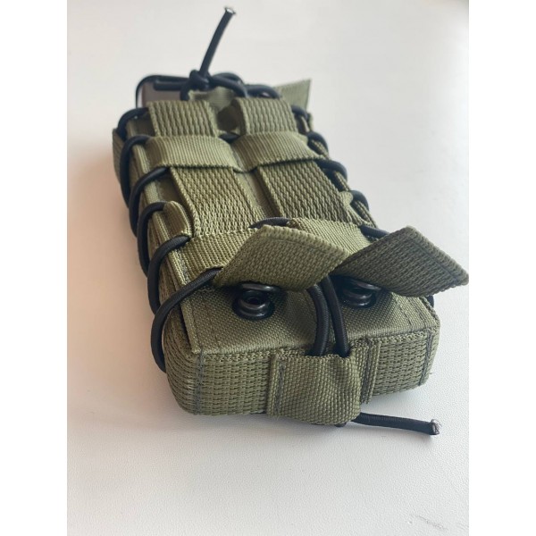 Одинарный штурмовой подсумок для магазинов АК на кнопках МК Олива - 3578086 Одинарный штурмовой подсумок для магазинов АК на кнопках МК Олива - 3578086