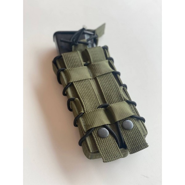 Одинарный штурмовой подсумок для магазинов АК на кнопках МК Олива - 3578086 Одинарный штурмовой подсумок для магазинов АК на кнопках МК Олива - 3578086