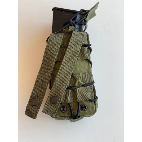 Двойной штурмовой подсумок для магазинов АК на кнопках МК Олива - 3578087 Двойной штурмовой подсумок для магазинов АК на кнопках МК Олива - 3578087