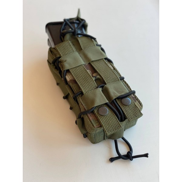 Двойной штурмовой подсумок для магазинов АК на кнопках МК Мультикам - 3578089 Двойной штурмовой подсумок для магазинов АК на кнопках МК Мультикам - 3578089