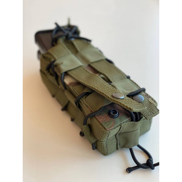 Двойной штурмовой подсумок для магазинов АК на кнопках МК Мультикам - 3578089 Двойной штурмовой подсумок для магазинов АК на кнопках МК Мультикам - 3578089