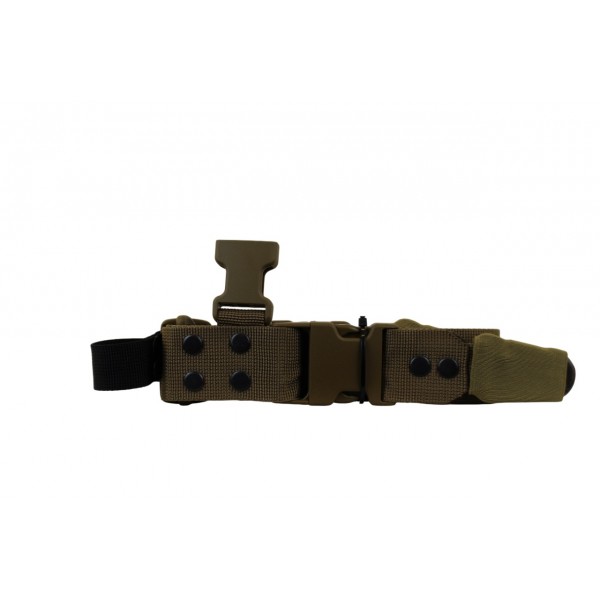Ремінь збройовий двоточковий з посиленим карабіном uaBronik Койот - 3578101