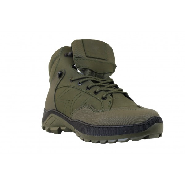 Ботинки мужские зимние Crossav 23-56 Slimtex ЗСУ (Царапка кожа+Натуральный нубук+Кордура) Хаки - 3578111 Ботинки мужские зимние Crossav 23-56 Slimtex ЗСУ (Царапка кожа+Натуральный нубук+Кордура) Хаки - 3578111