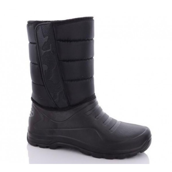 Сапоги мужские OLIMP дутики СМ-333 пенка Черные - 3578117