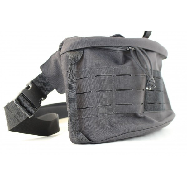 Поясна сумка з кобурою Lаrge Tactical Bag uaBronik Чорна - 3578123