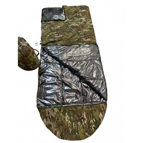 Спальный мешок зимний Tinsul-M с подкладкой Omni-Heat-25 (220×90 см) uaBronik Multicam - 3578144