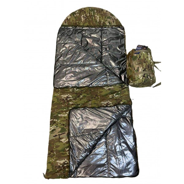 Спальный мешок зимний Tinsul-M с подкладкой Omni-Heat-25 (220×90 см) uaBronik Multicam - 3578144