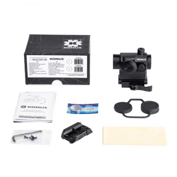 Коллиматорный прицел KONUS NUCLEAR-QR 1x22 RED DOT - 3578212 Коллиматорный прицел KONUS NUCLEAR-QR 1x22 RED DOT - 3578212