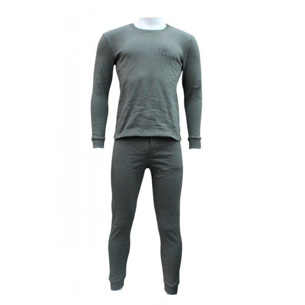 Термобілизна з принтом ЗСУ Олива бавовна - 3578235