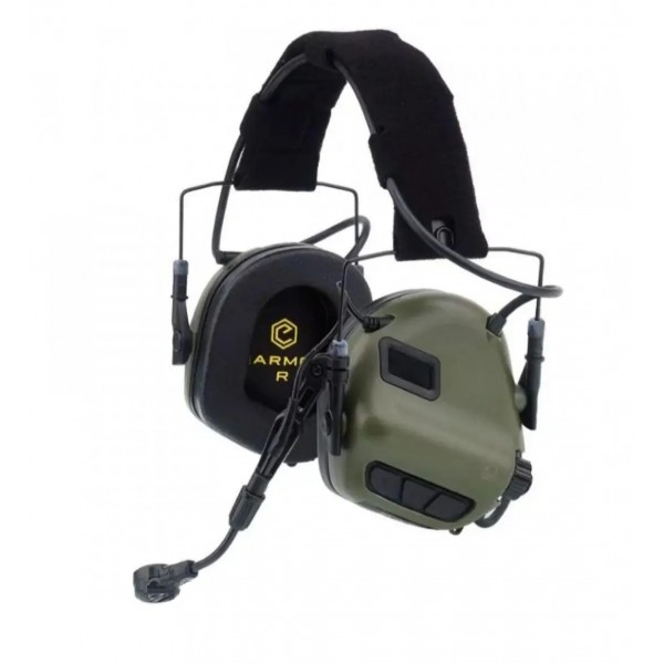 Тактичні активні навушники з мікрофоном Earmor M32 MOD4 Олива - 3578250