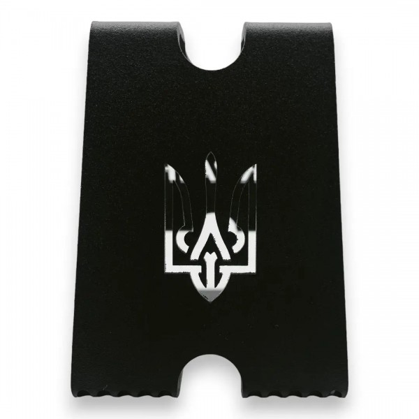 Підставка для телефону металева "Слава Україні" Чорна - 3578257