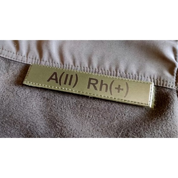 Нашивка группа крови ВСУ темная олива A(II) Rh(+) - 3578290 Нашивка группа крови ВСУ темная олива A(II) Rh(+) - 3578290