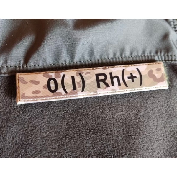 Нашивка группа крови ВСУ Мультикам O(I) Rh(+) - 3578301 Нашивка группа крови ВСУ Мультикам O(I) Rh(+) - 3578301