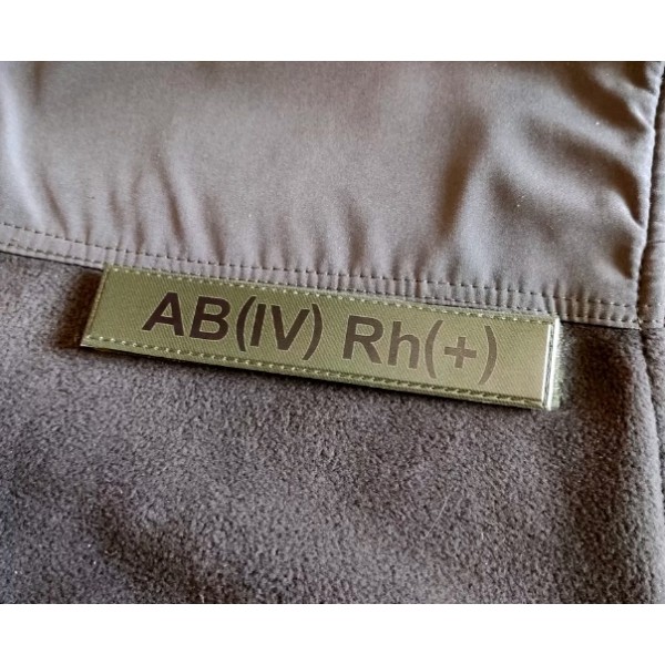 Нашивка группа крови ВСУ темная олива AB(IV) Rh(+) - 3578306 Нашивка группа крови ВСУ темная олива AB(IV) Rh(+) - 3578306